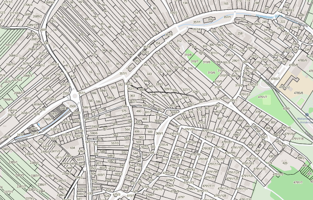 Katasterplan Hornstein