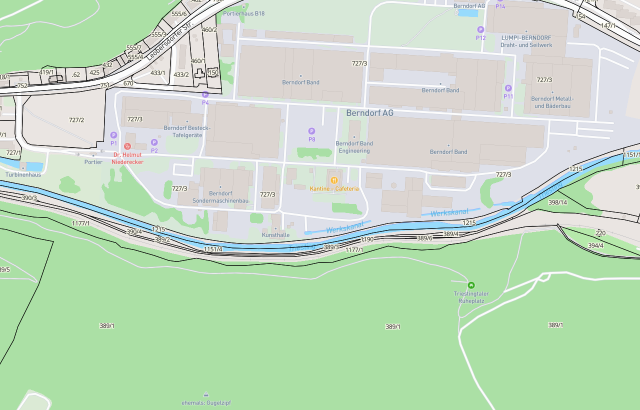 Katasterplan Berndorf