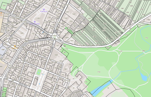Katasterplan Bruck an der Leitha