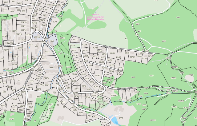 Katasterplan Eichgraben