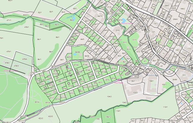 Katasterplan Gablitz