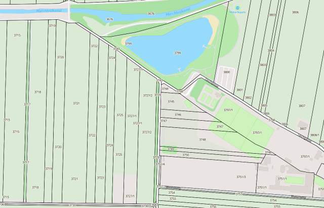Katasterplan Gerasdorf bei Wien