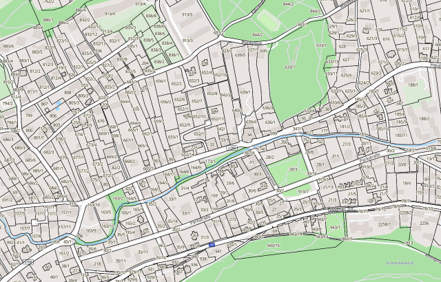 Katasterplan Hinterbrühl