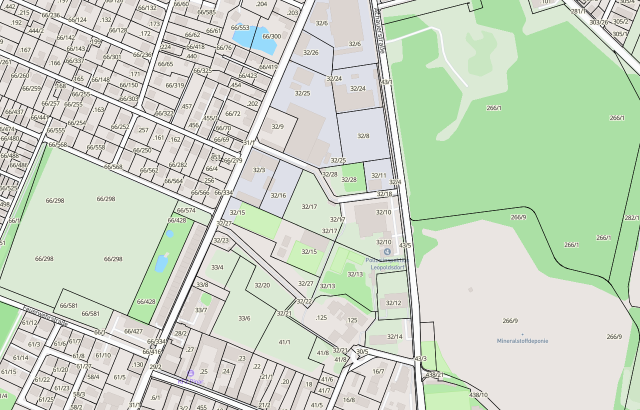 Katasterplan Leopoldsdorf
