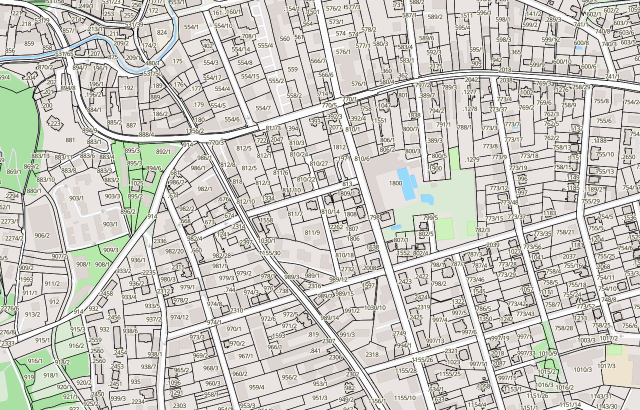 Katasterplan Mödling