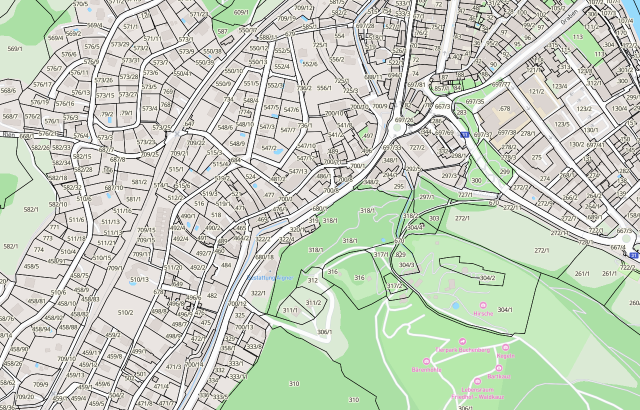 Katasterplan Waidhofen an der Ybbs