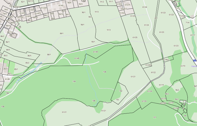 Katasterplan Wolfsgraben