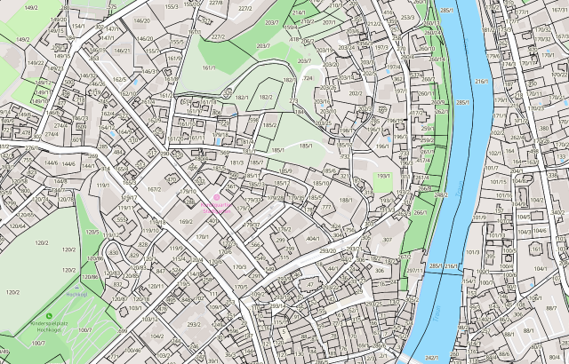 Katasterplan Gmunden