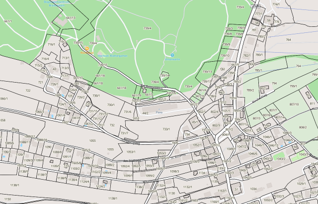 Katasterplan Kirchschlag bei Linz