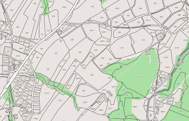 Katasterplan Nußbach