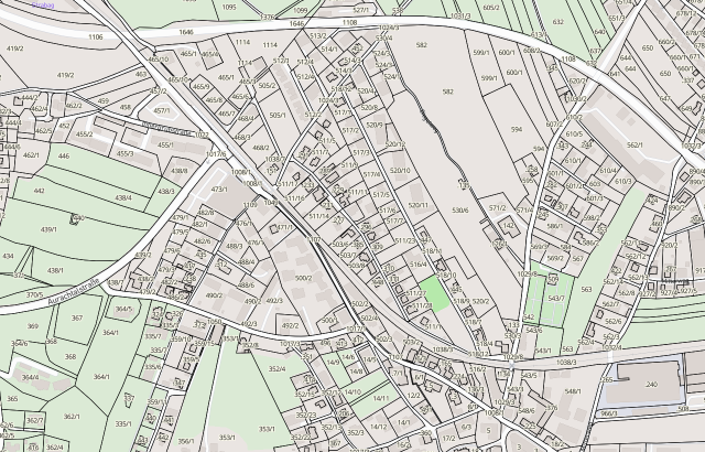 Katasterplan Pinsdorf