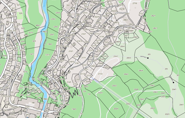 Katasterplan Bad Gastein