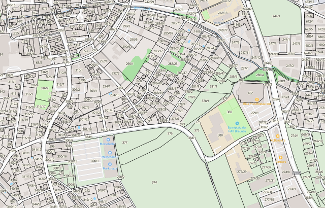 Katasterplan Braunau am Inn