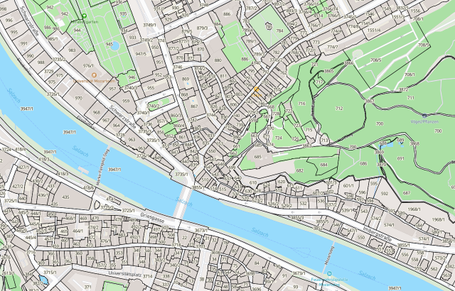 Katasterplan Salzburg