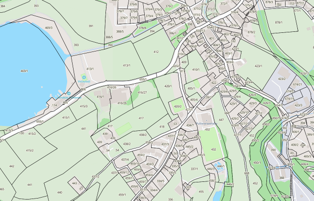 Katasterplan Aigen im Ennstal