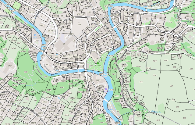 Katasterplan Bad Aussee