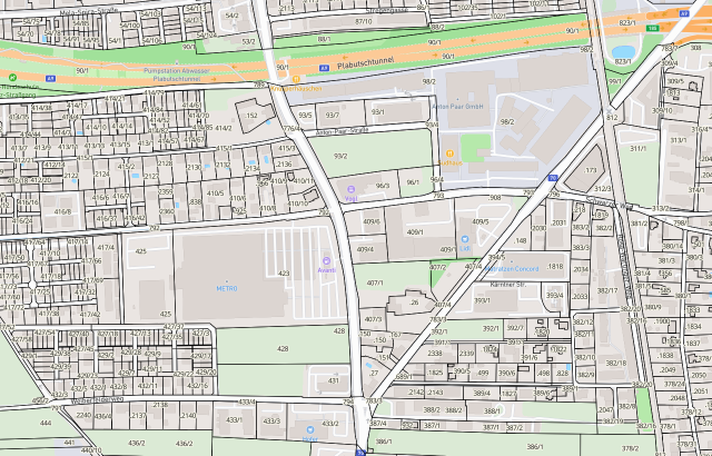 Katasterplan Graz-Straßgang