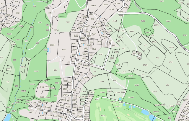 Katasterplan Hart bei Graz