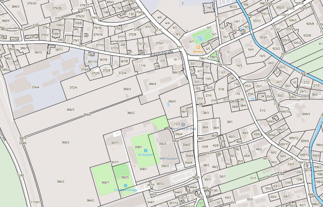 Katasterplan Kalsdorf bei Graz