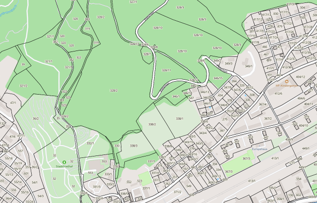 Katasterplan Kapfenberg
