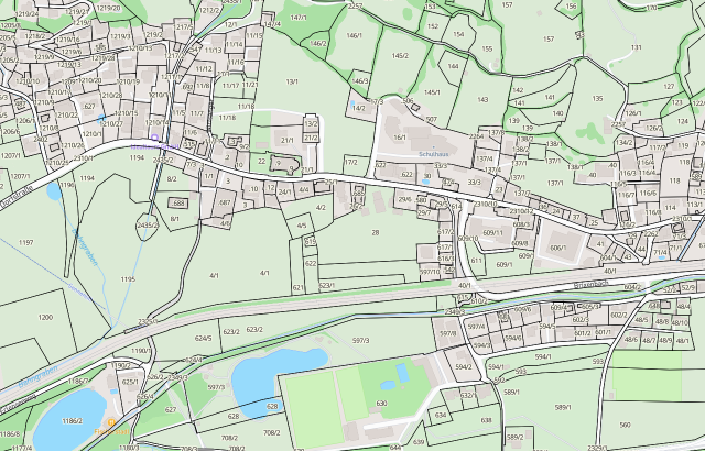 Katasterplan Brixen im Thale