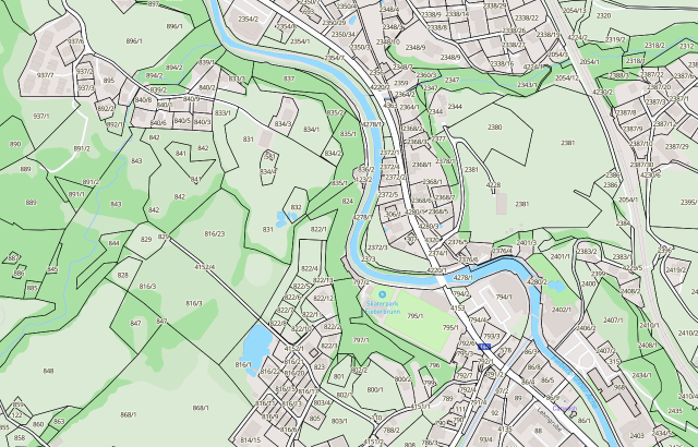 Katasterplan Fieberbrunn
