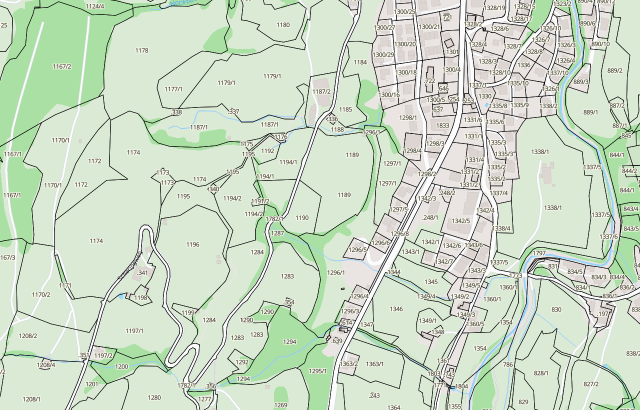 Katasterplan Jochberg