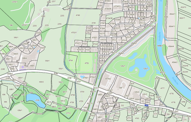 Katasterplan Kössen