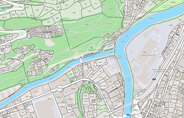 Katasterplan Landeck