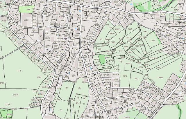 Katasterplan Mils
