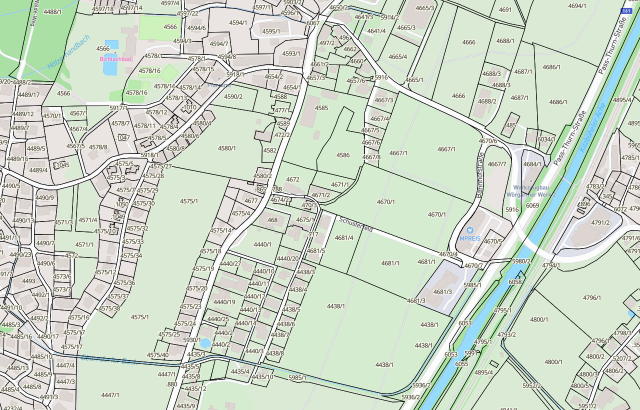 Katasterplan Oberndorf in Tirol
