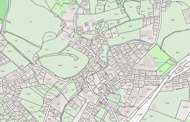 Katasterplan Söll