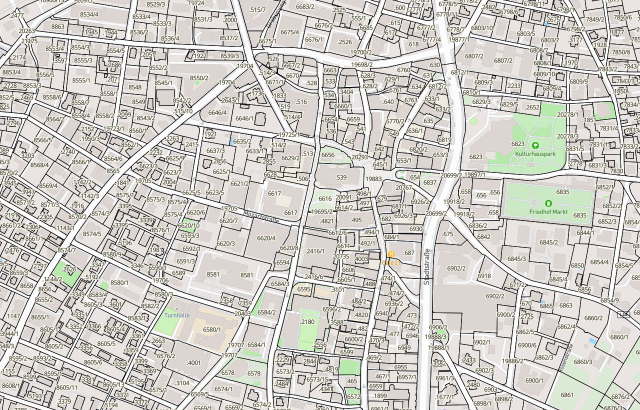 Katasterplan Dornbirn