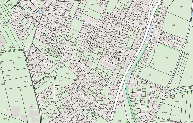 Katasterplan Fußach