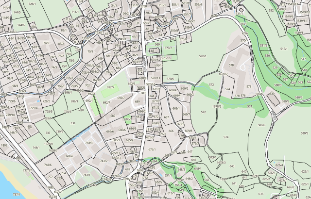 Katasterplan Lochau