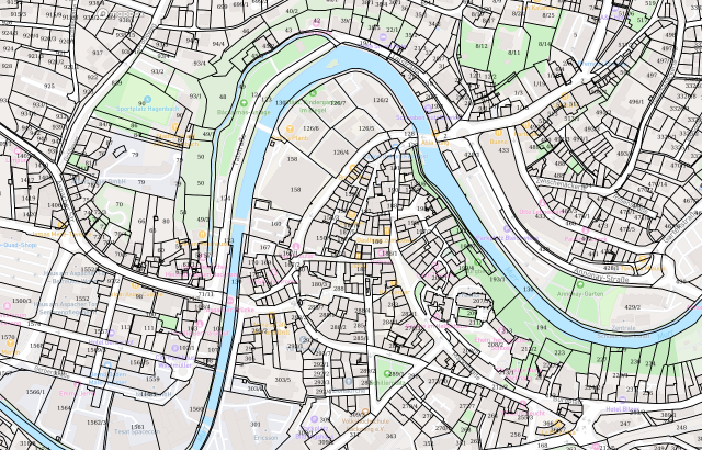Flurkarte Backnang