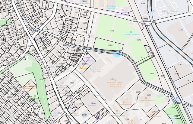 Flurkarte Biberach an der Riß
