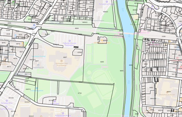 Flurkarte Bietigheim-Bissingen