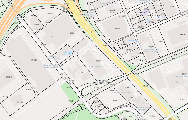 Flurkarte Böblingen