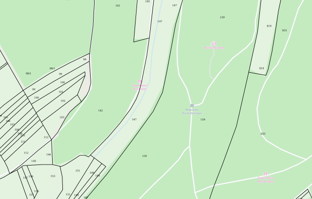 Flurkarte Bräunlingen