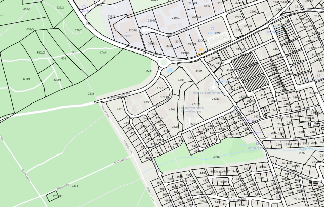 Flurkarte Calw