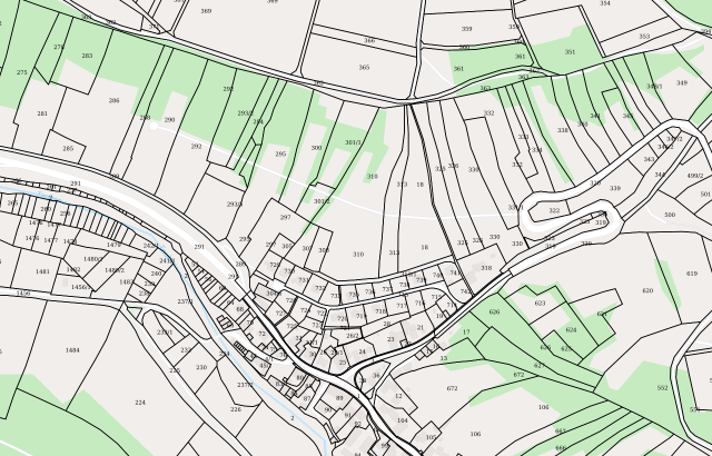 Flurkarte Creglingen