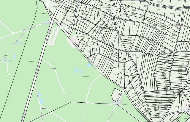 Flurkarte Echterdingen