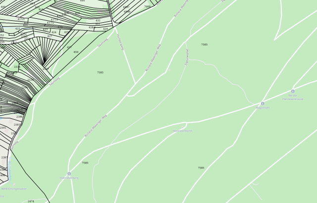 Flurkarte Ettlingen