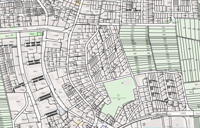 Flurkarte Fellbach
