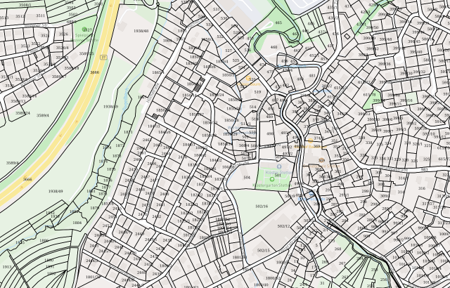 Flurkarte Hechingen
