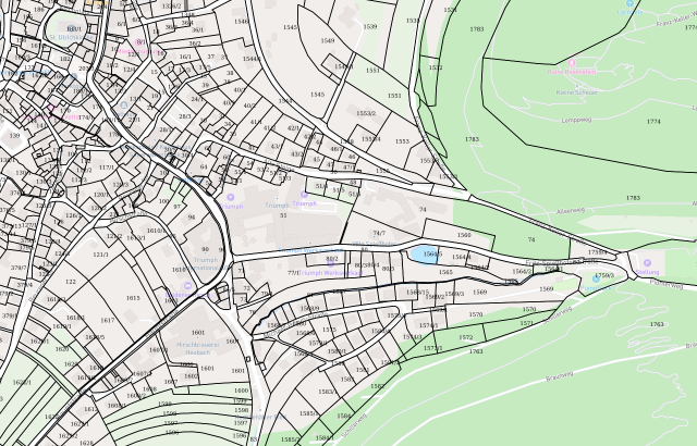 Flurkarte Heubach