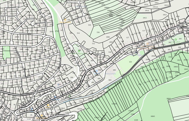 Flurkarte Horb am Neckar