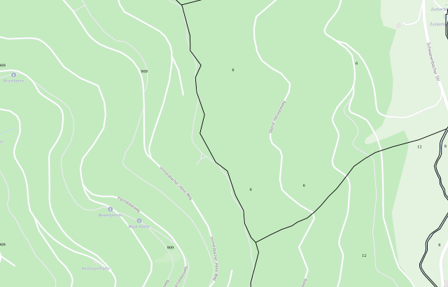 Flurkarte Hornberg