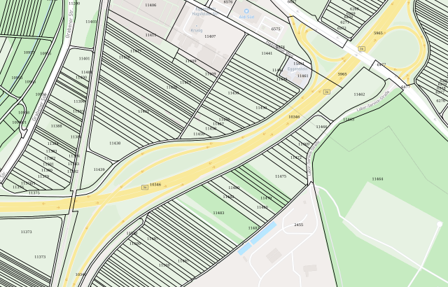 Flurkarte Karlsruhe